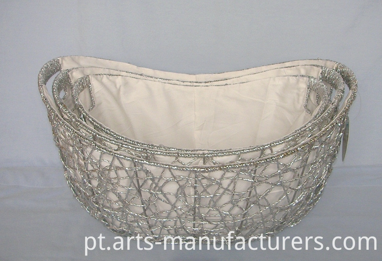 cesta de prata silver basket